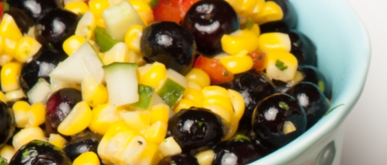 Corn & Blueberry Salad