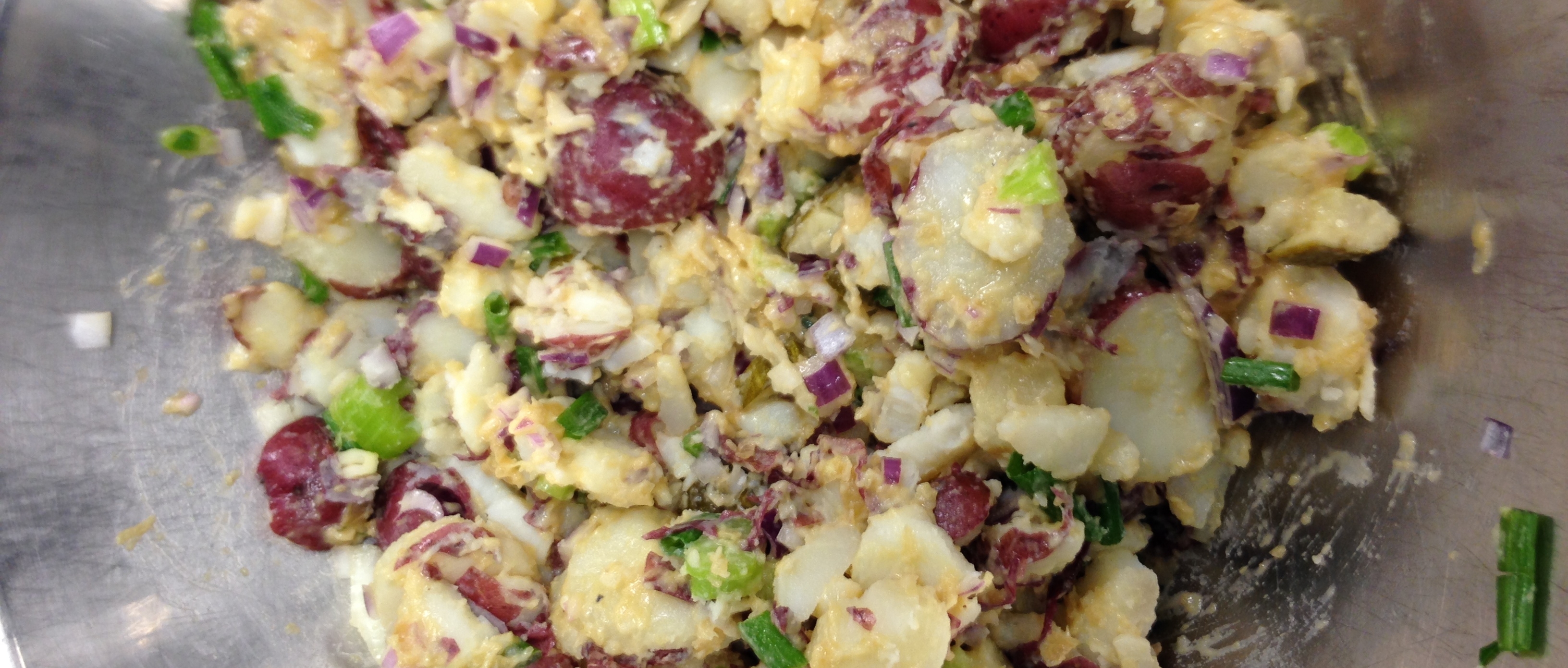 Warm Potato Salad with Beer & Mustard