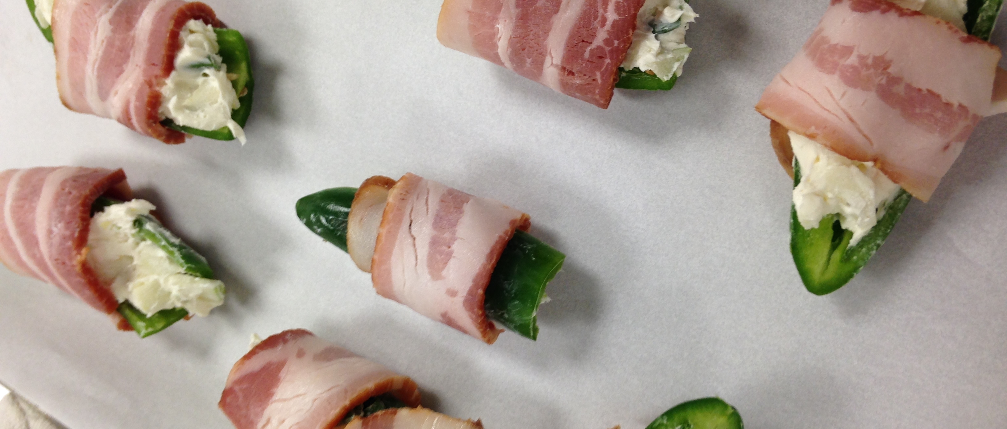 Bacon Wrapped Jalapeno & Apple Poppers